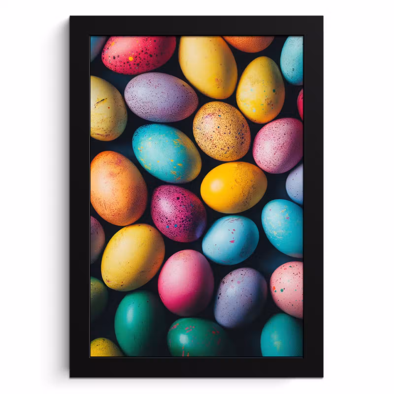 Bilder mit Rahme - Bunt - Ostereier - Spritzer — 1