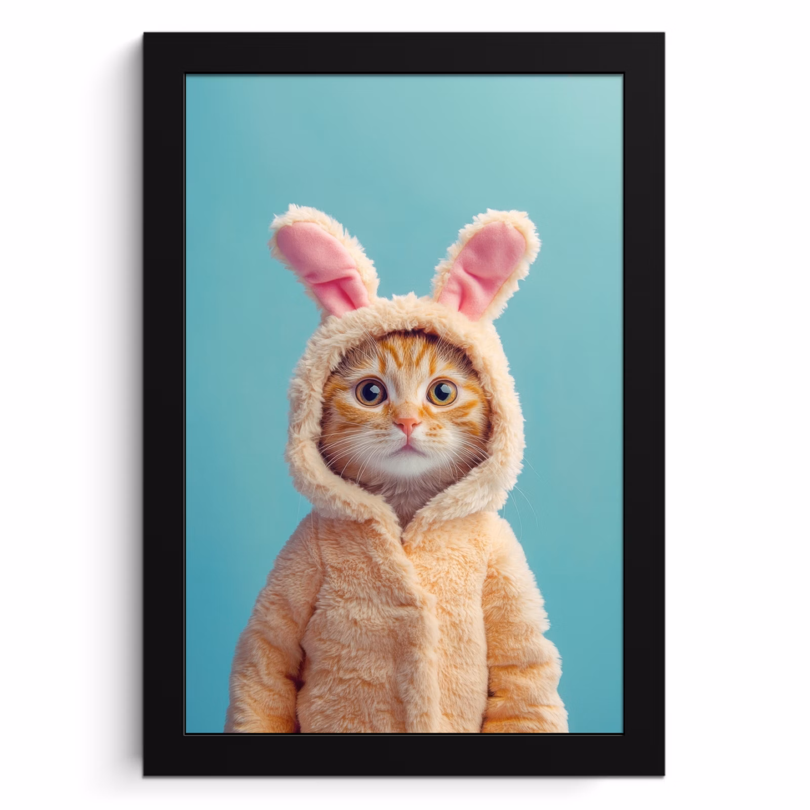 Bilder mit Rahmen - Osterhase - Katze - Kostüm — 1