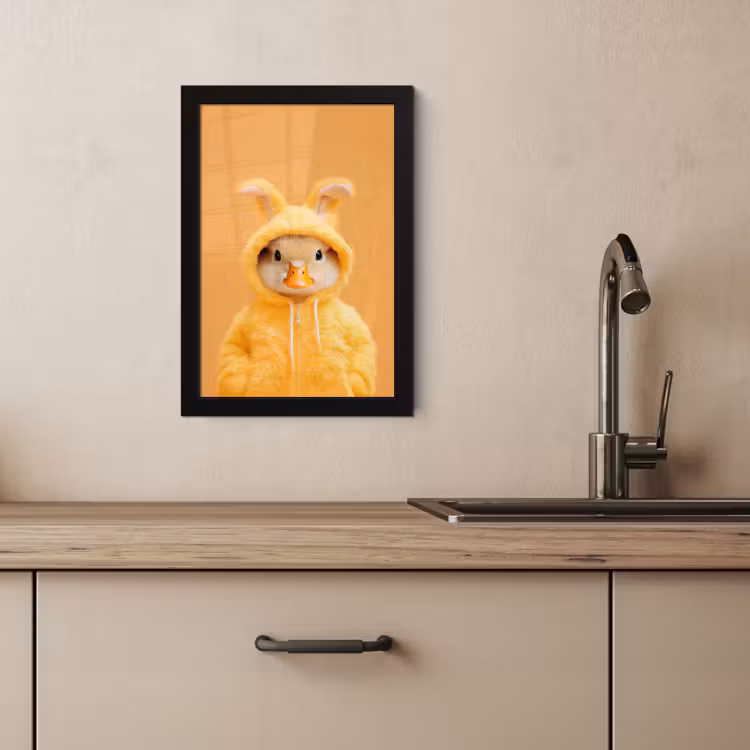 Bilder mit Rahmen - Osterhase - Kostüm - Ente — 3