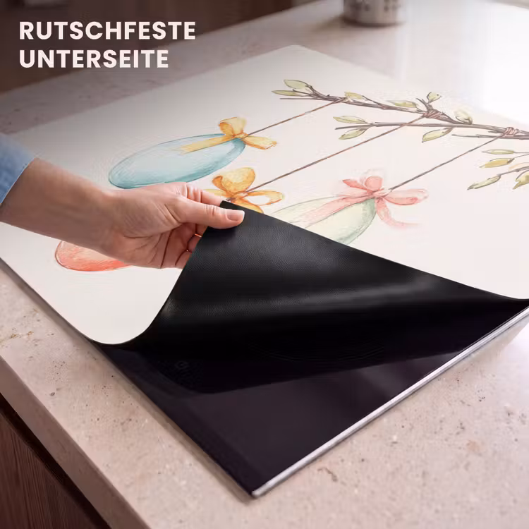 Herdabdeckplatte - Osterkuchen - Schleife - Eier — 6