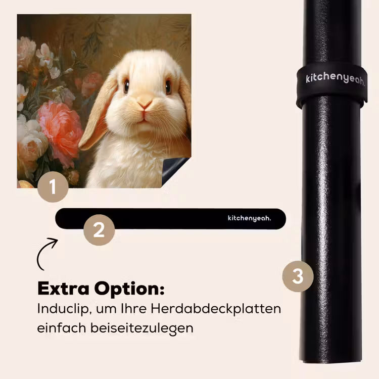 Herdabdeckplatte - Kaninchen - Ostereier - Stilleben — 8