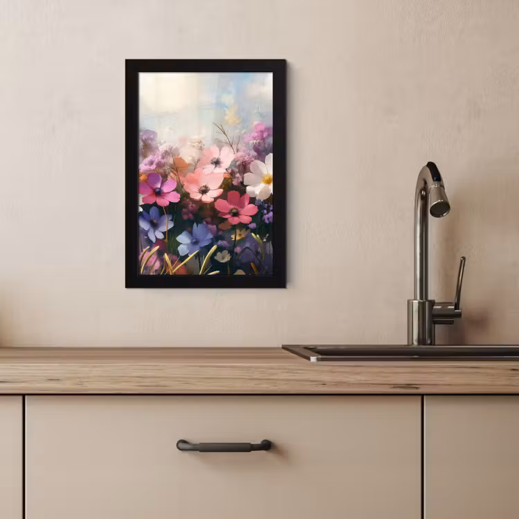 Bilder mit Rahmen - Blumen - Bunt - Blühend — 2
