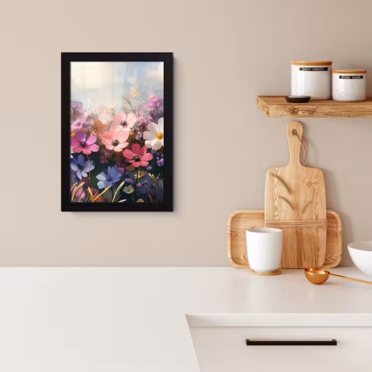 Bilder mit Rahmen - Blumen - Bunt - Blühend — 3