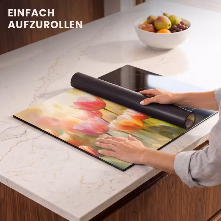 Herdabdeckplatte - Tulpen - Märchenhaft - Farbenfroh — 7