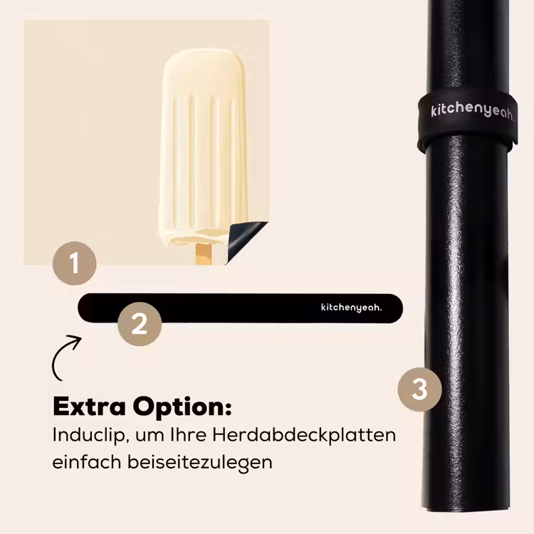 Herdabdeckplatte - Minimalist - Wassereis - Stick - Beige — 8
