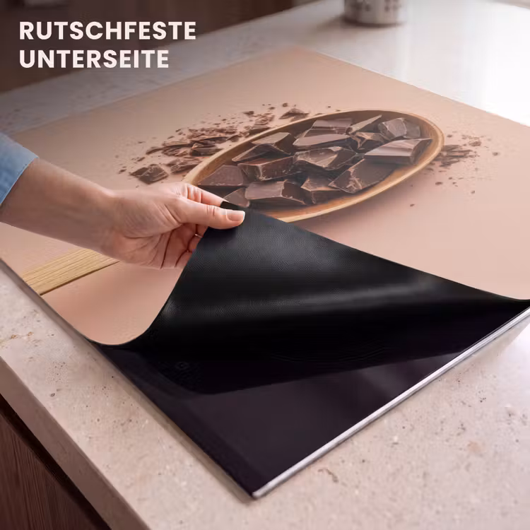 Herdabdeckplatte - Schokolade - Holz - Löffel — 6