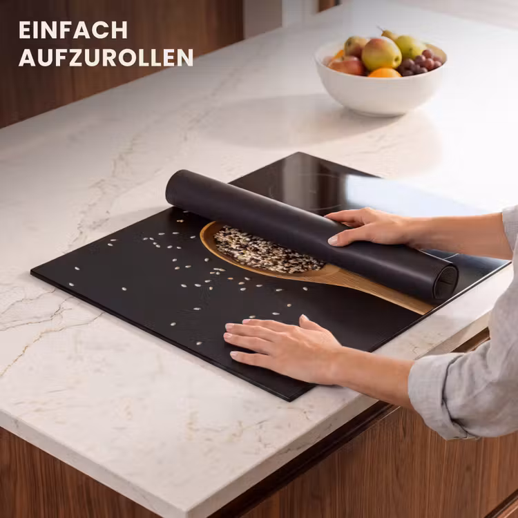 Herdabdeckplatte - Sesam - Löffel - Schwarz — 7