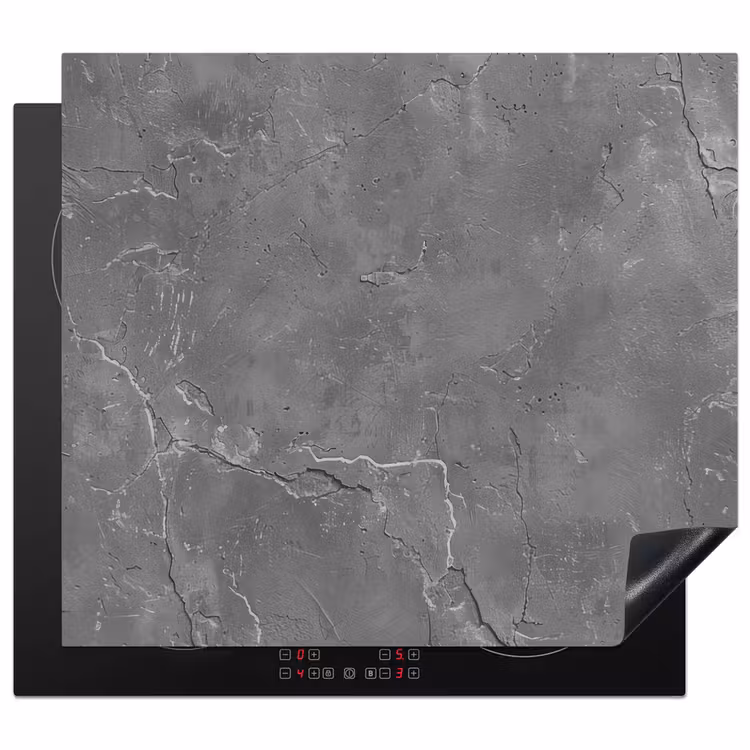 Herdabdeckplatte - Beton - Grau - Abstrakt - Betonoptik — 1
