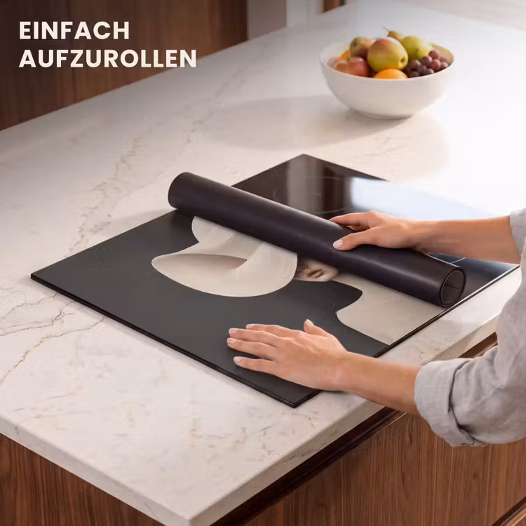 Herdabdeckplatte - Frau - gewellt - Hut — 7