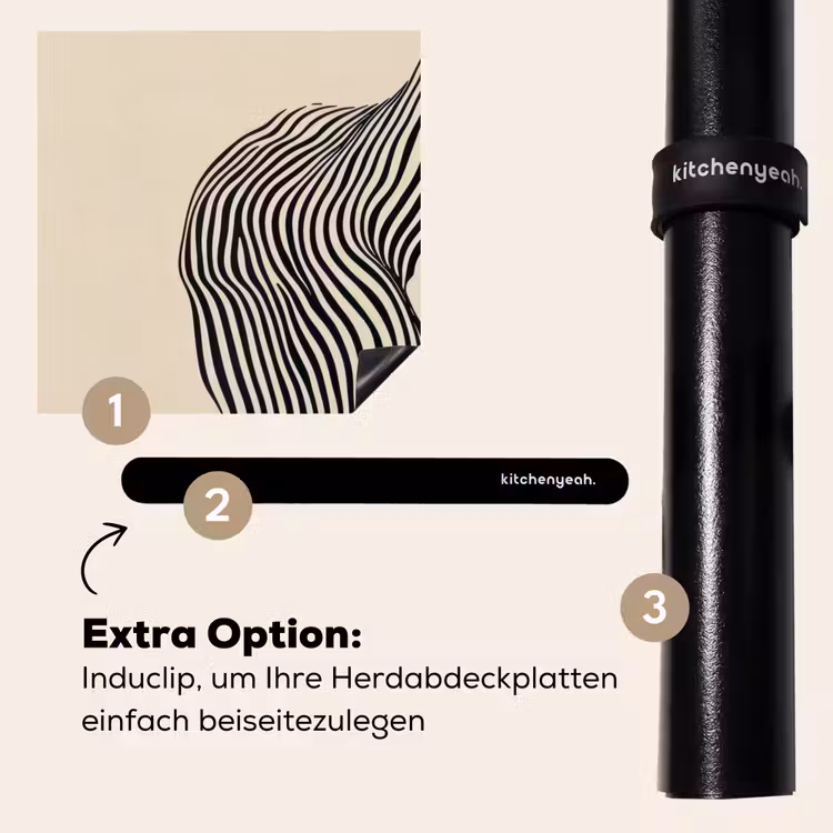 Herdabdeckplatte - Gewellt - Linien - Abstrakt - Silhouette — 8