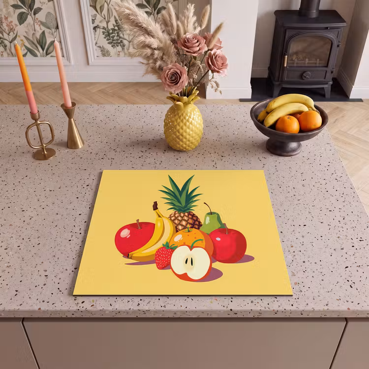 Herdabdeckplatte - Obst - Illustration - Farbenfroh — 3