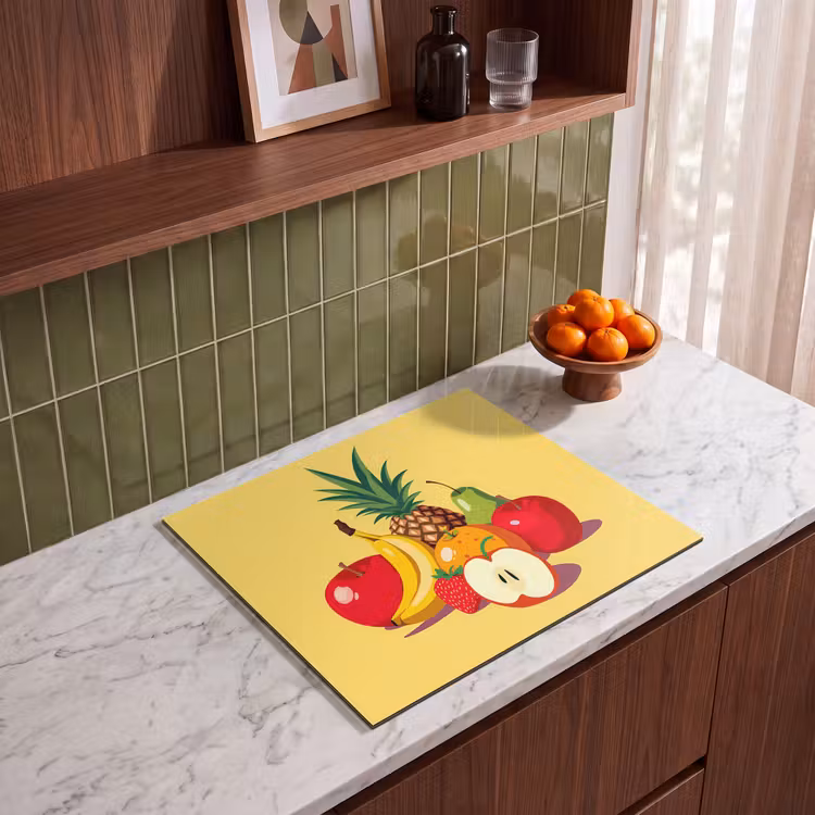 Herdabdeckplatte - Obst - Illustration - Farbenfroh — 4