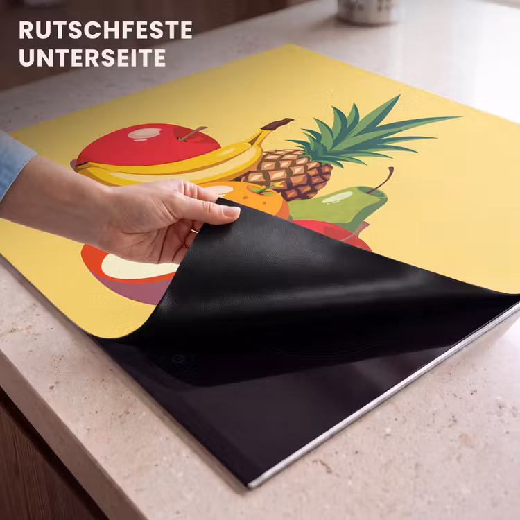 Herdabdeckplatte - Obst - Illustration - Farbenfroh — 6