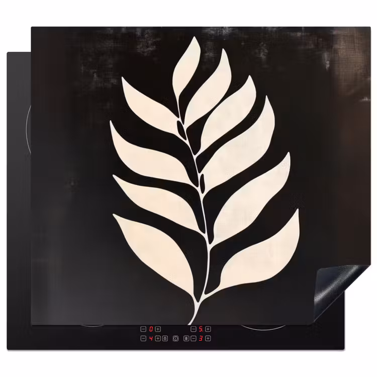 Herdabdeckplatte - Klinge - Weiß - Minimalistisch — 1
