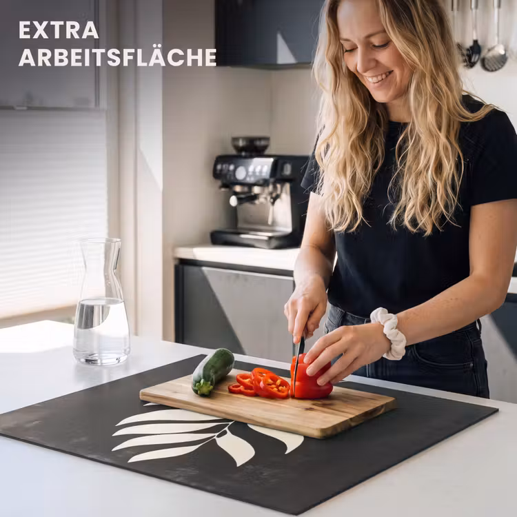 Herdabdeckplatte - Klinge - Weiß - Minimalistisch — 5