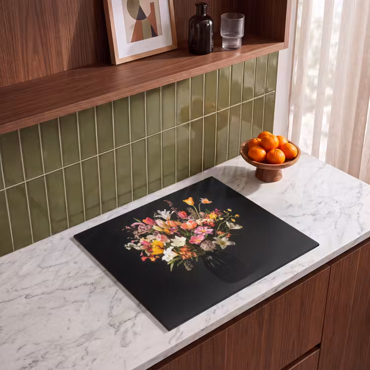 Herdabdeckplatte - Vase - Blumen - Tulpen — 4