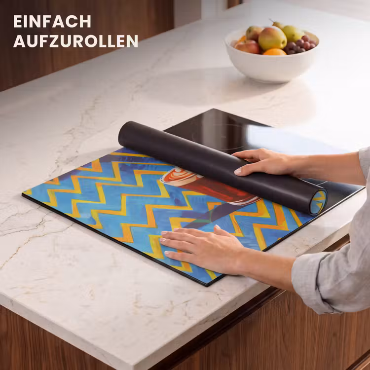 Herdabdeckplatte - Becher - Kaffee - Zickzack - Schlagsahne — 7
