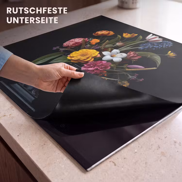 Herdabdeckplatte - Frühling - Blumen - Klassisch - Vase — 6