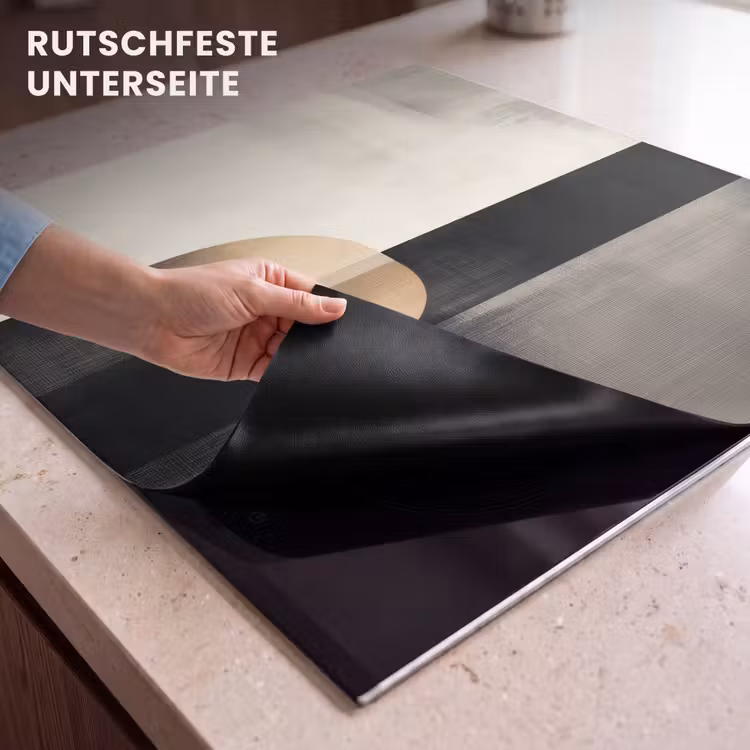 Herdabdeckplatte - Formen - Modern - Schwarz — 6