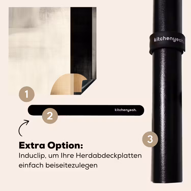 Herdabdeckplatte - Formen - Modern - Schwarz — 8