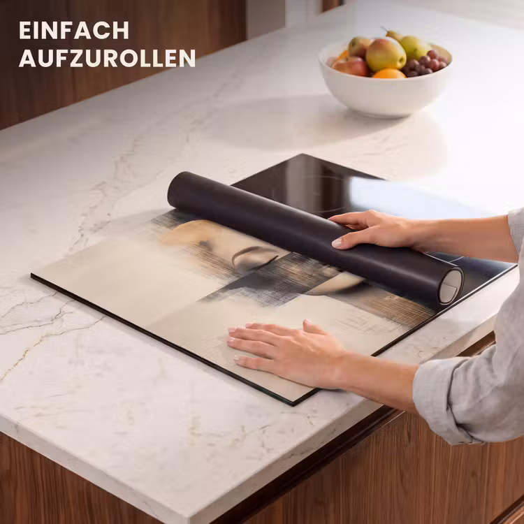 Herdabdeckplatte - Gold - Frau - Rechtecke — 7
