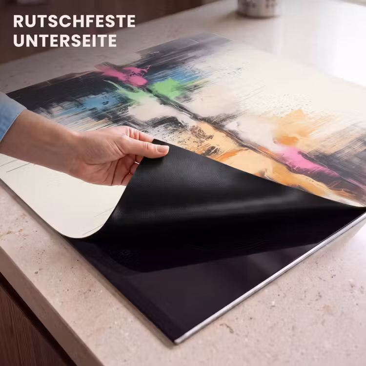 Herdabdeckplatte - Abstrakt - Farbexplosion - Landschaft — 6