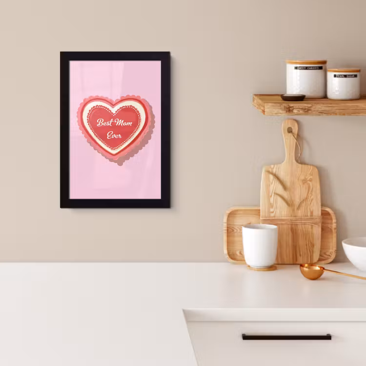 Bilder mit Rahmen - Text - Herz - Mutter - Rosa — 2