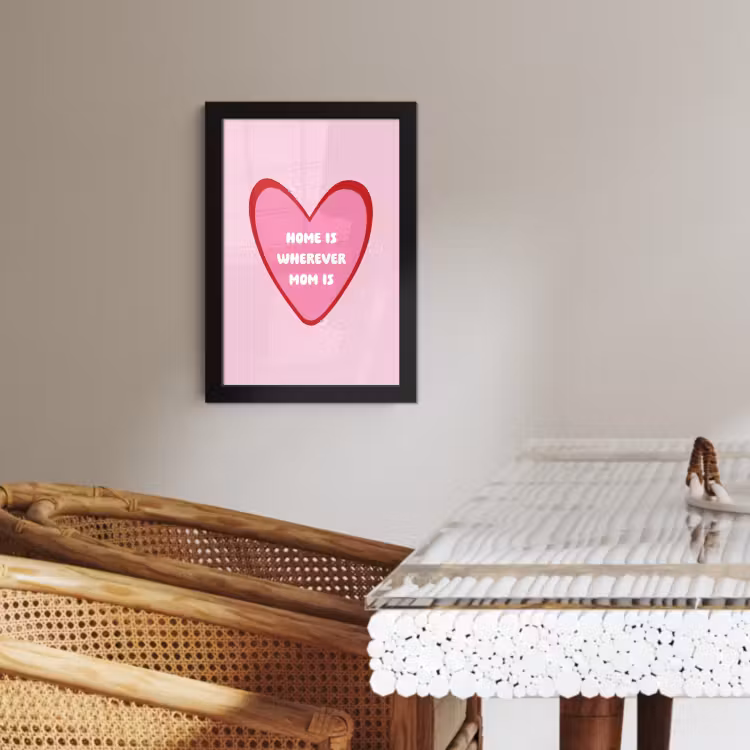 Bilder mit Rahmen - Zitat - Mutter - Rosa — 4