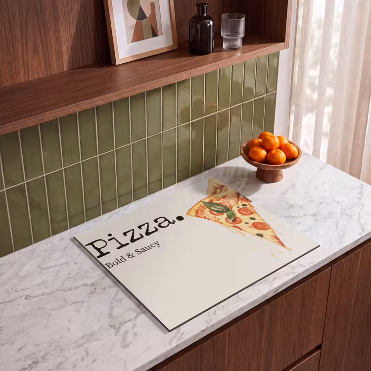 Herdabdeckplatte - Pizza - Käse - Peperoni — 4
