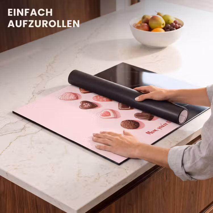 Herdabdeckplatte - Pralinen - Herzform - Liebste — 7