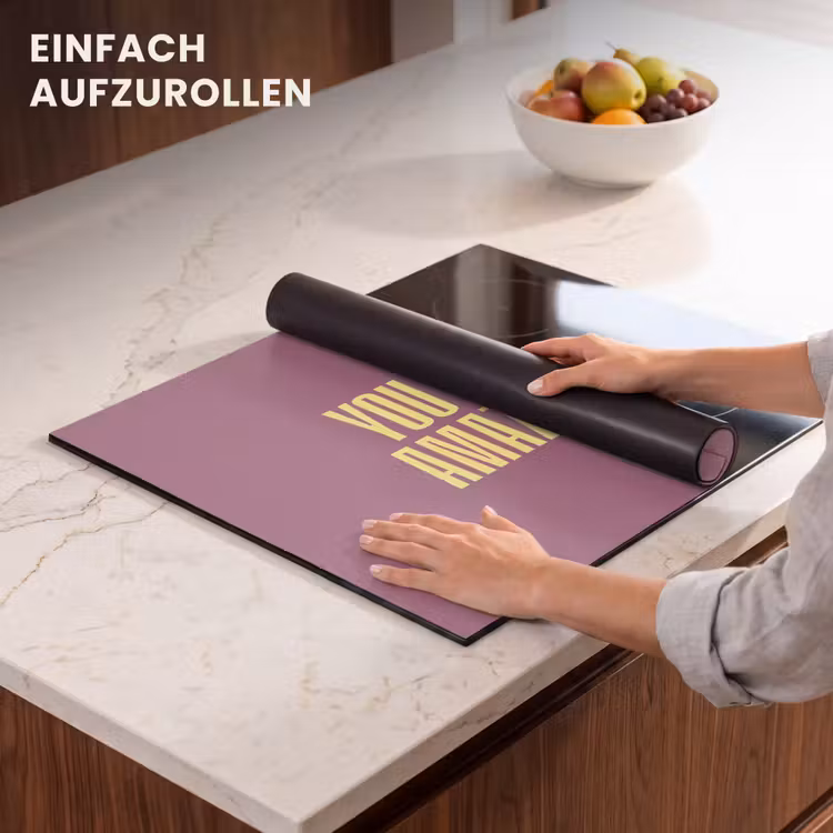 Herdabdeckplatte - Text - Lila - Erstaunlich — 7