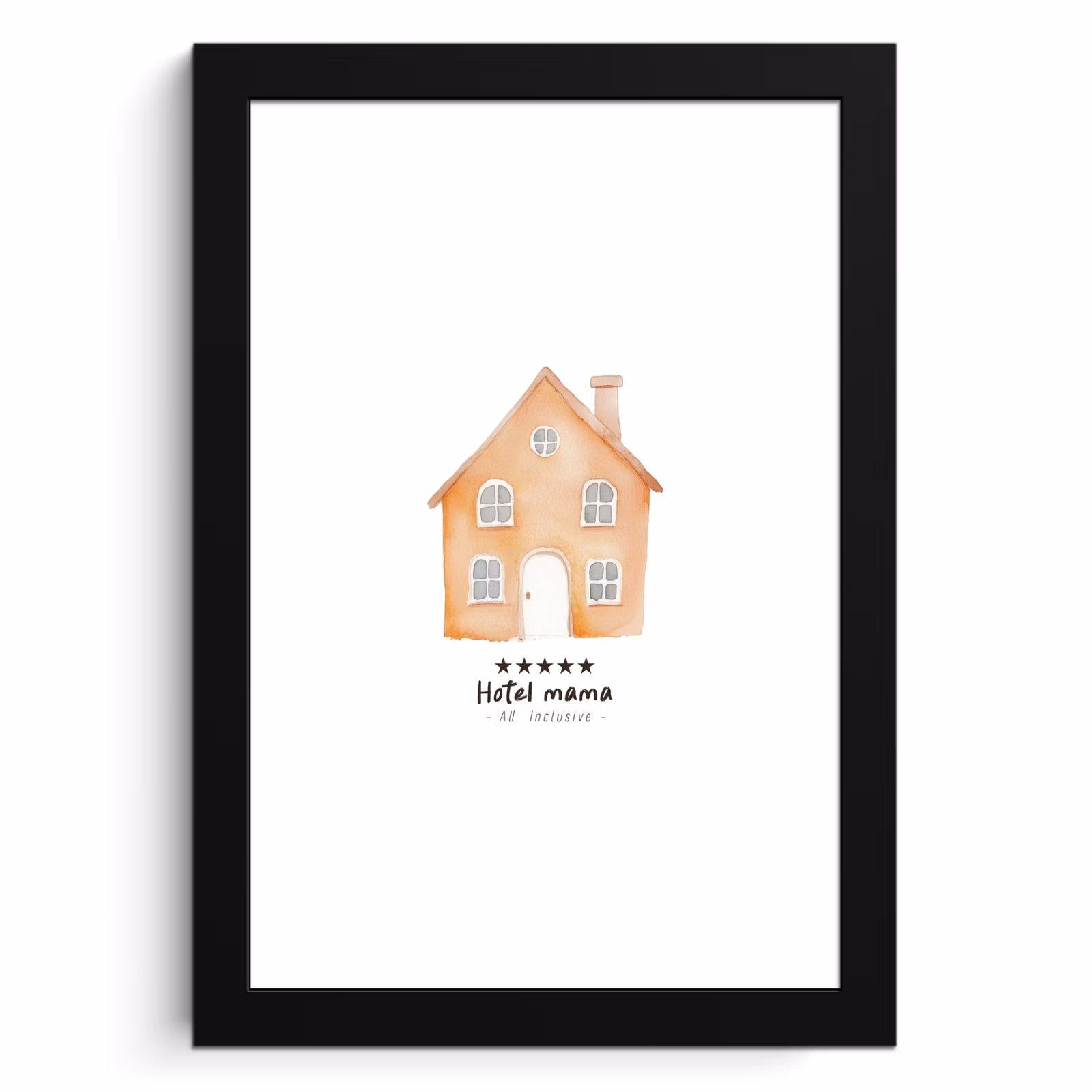 Bilder mit Rahmen - Orange - Landhaus - Angebot - Hotel — 1