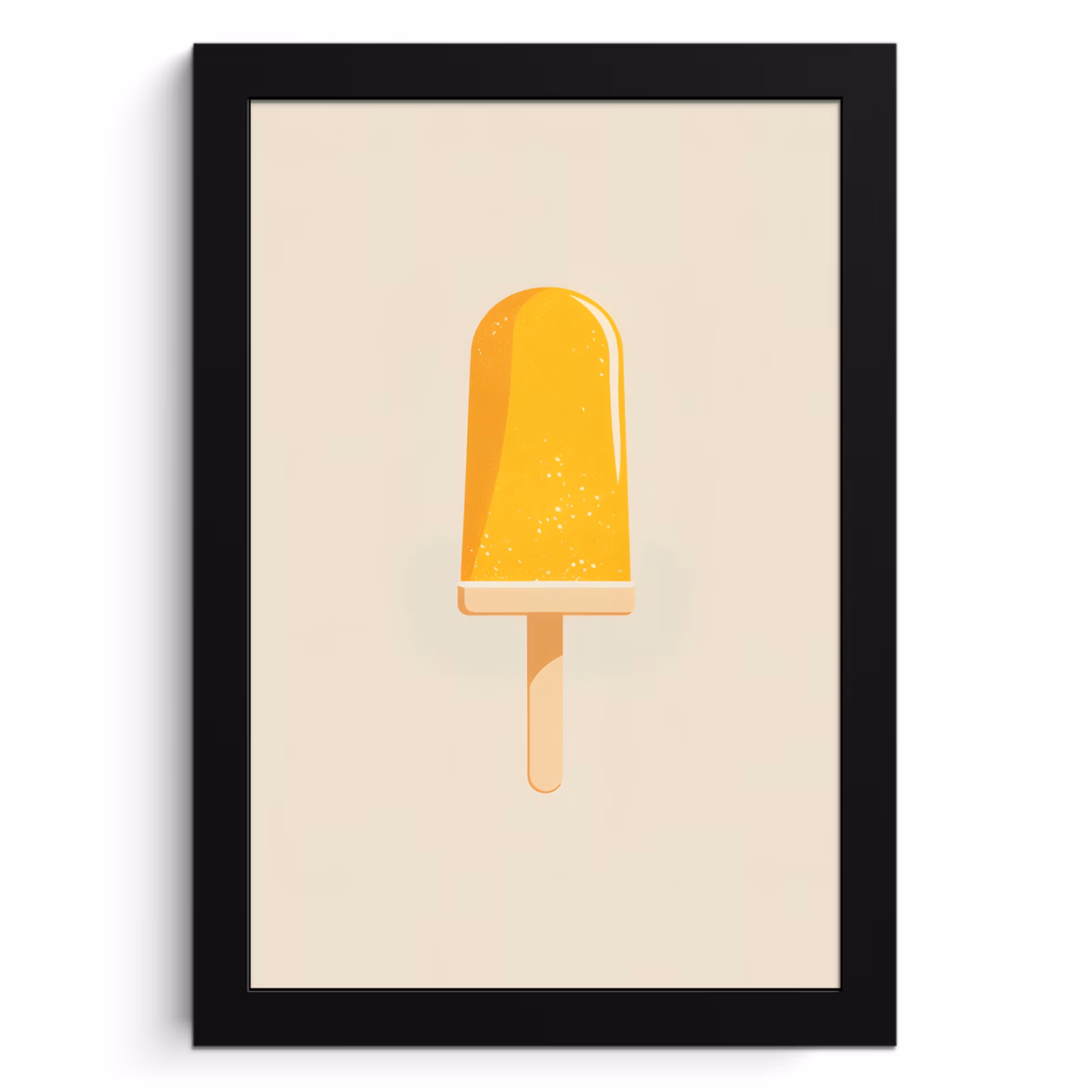 Bilder mit Rahmen - Eis am Stiel - Orange - Wasser — 1