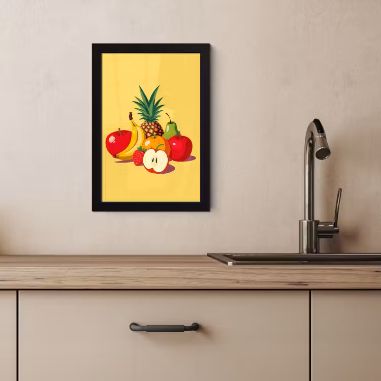 Bilder mit Rahmen - Obst - Illustration - Farbenfroh — 4