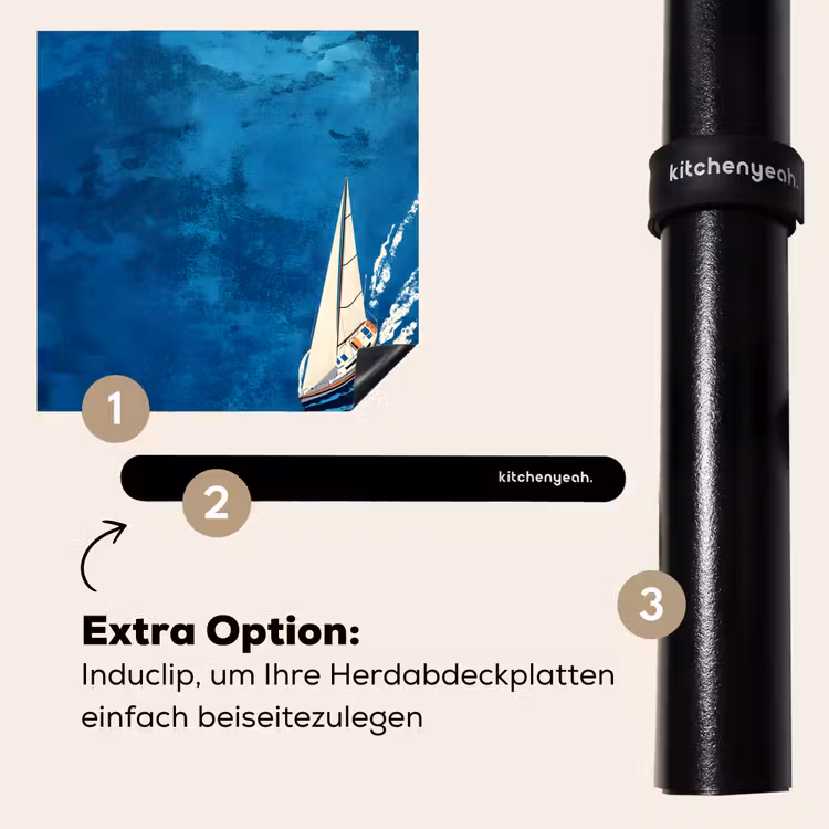Herdabdeckplatte - Segelboot - Wasser - Abstrakt - Schatten — 8