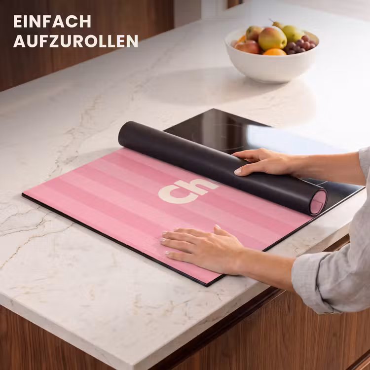 Herdabdeckplatte - Gestreift - Rosa - Chéri — 7