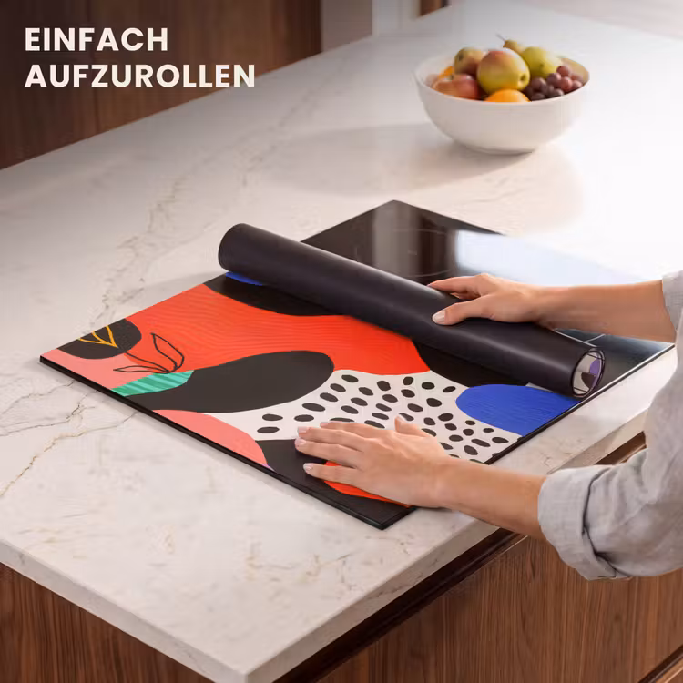 Herdabdeckplatte - Abstrakt - Formen - Farben - Punkte — 7
