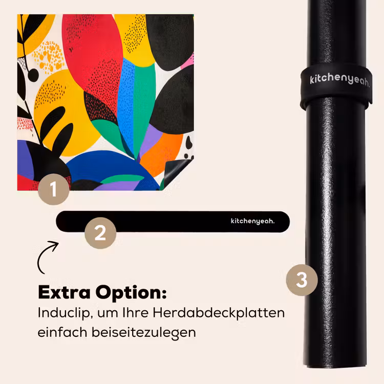 Herdabdeckplatte - Formen - Punkte - Farbenfroh — 8