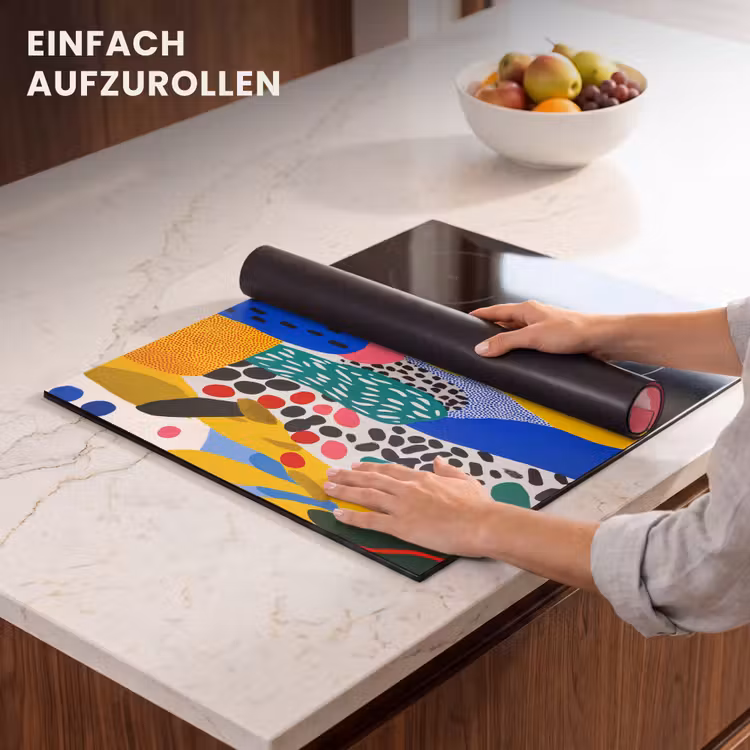 Herdabdeckplatte - Punkte - Formen - Modern - Farben — 7