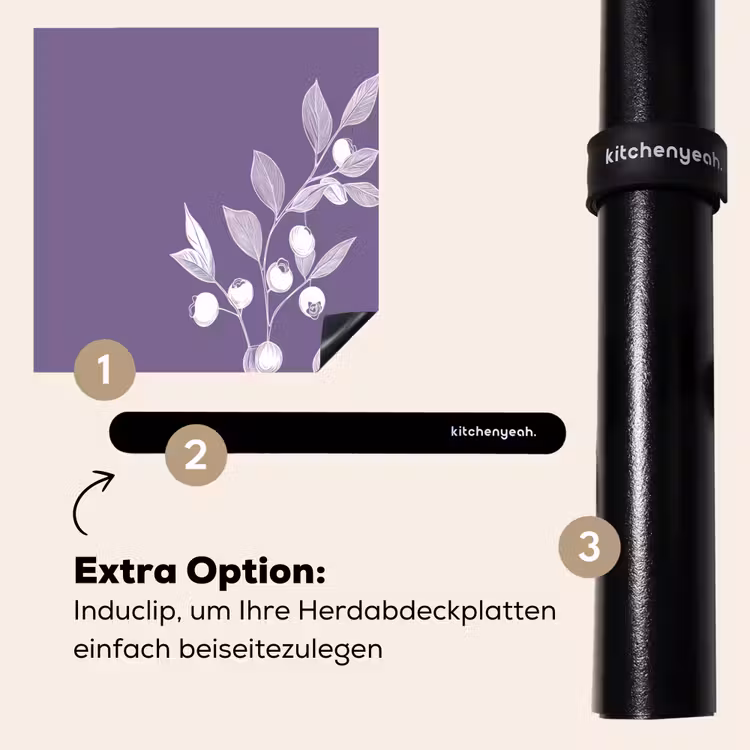 Herdabdeckplatte - Zweig - Anmutig - Blätter - Minimalistisch — 8