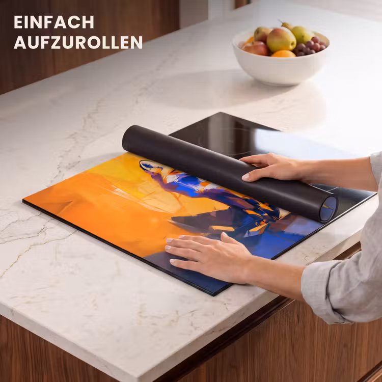 Herdabdeckplatte - Fuchs - Orange - Formen - Abstrakt — 7