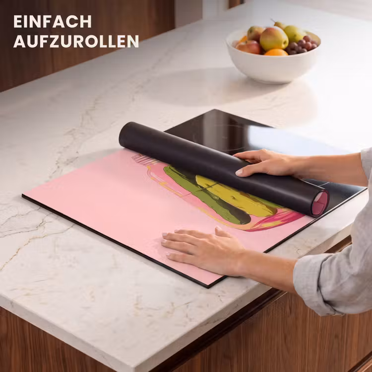 Herdabdeckplatte - Gewürzgurken - Topf - Farbton - Rosa — 7