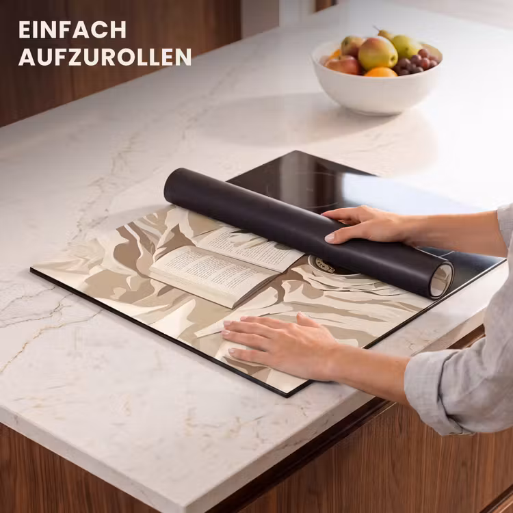 Herdabdeckplatte - Buch - Illustration - Tulpen - Kaffee — 7