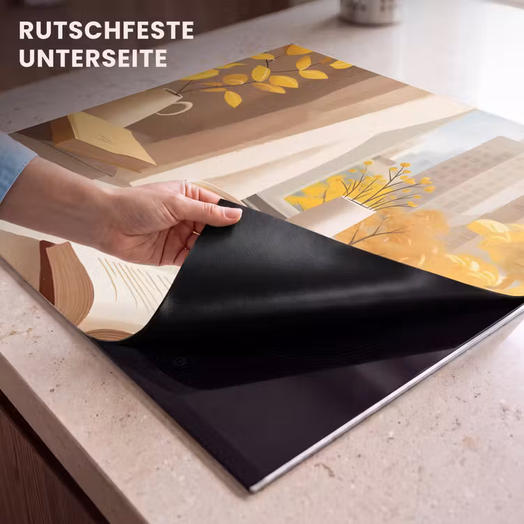 Herdabdeckplatte - Tee - Buch - Tee - Herbst — 6