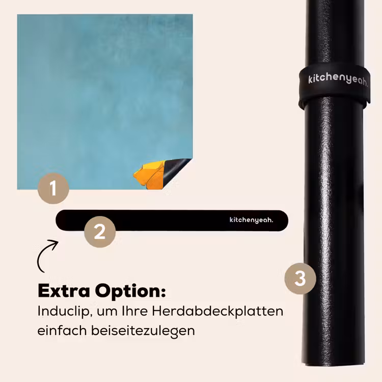 Herdabdeckplatte - Sonnenschirm - Gelb - Strand - Meer — 8