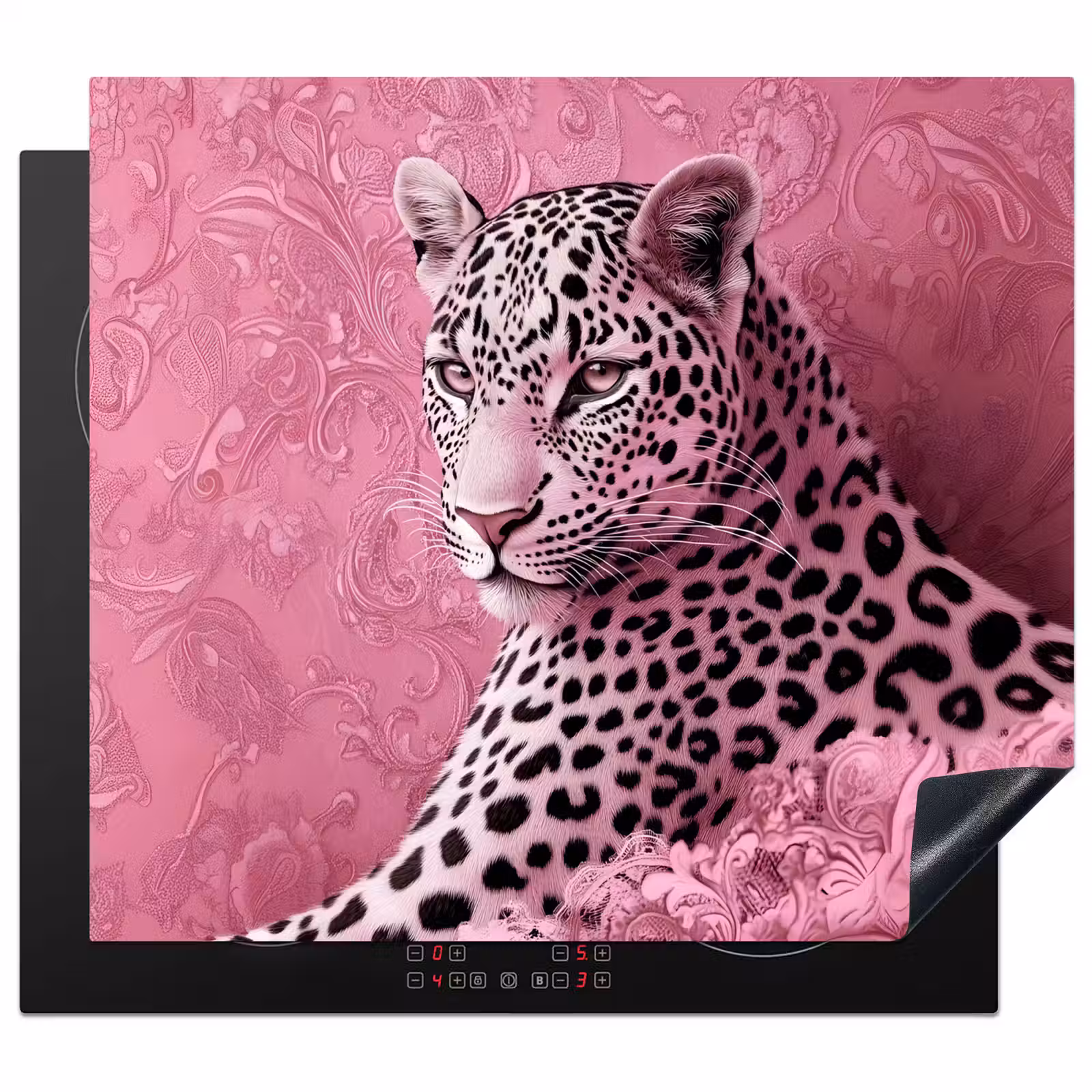 Herdabdeckplatte - Panther - Deluxe - Rosa — 1