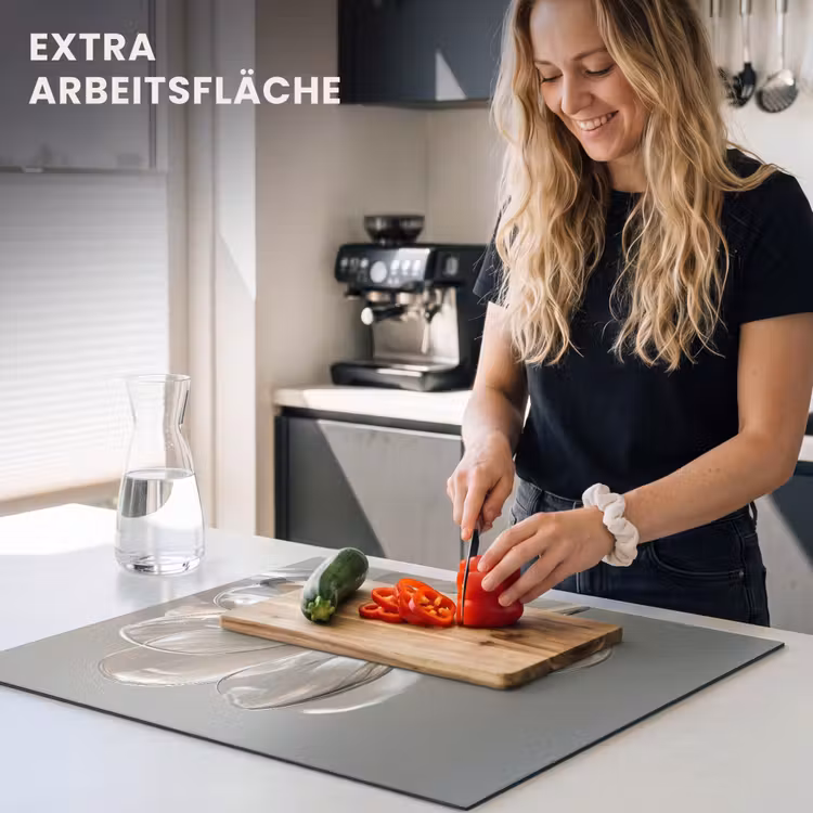 Herdabdeckplatte - Blume - Gläser - Transluzent — 5