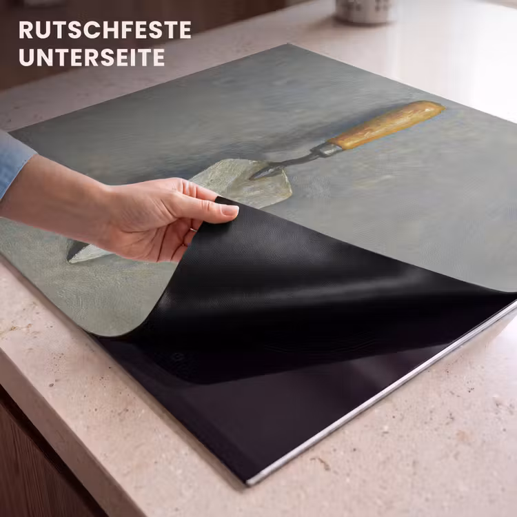 Herdabdeckplatte - Kelle - Farbe - Werkzeuge — 6