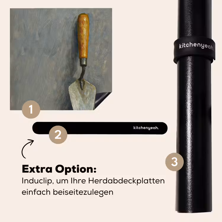 Herdabdeckplatte - Kelle - Farbe - Werkzeuge — 8