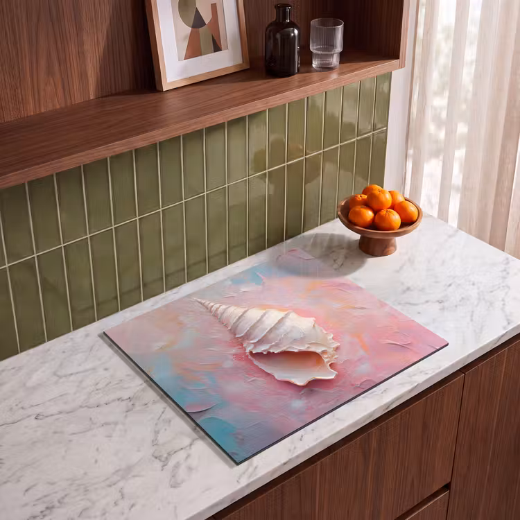Herdabdeckplatte - Muschel - Pastell - Rosa — 4